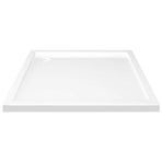 Square ABS Shower Base Tray White 80x80 cm