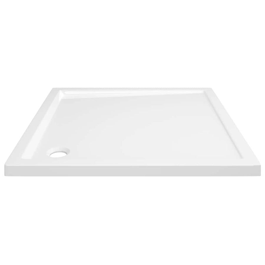 Square ABS Shower Base Tray White 80x80 cm