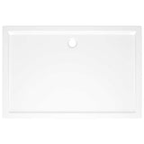 Rectangular ABS Shower Base Tray White 80x120 cm