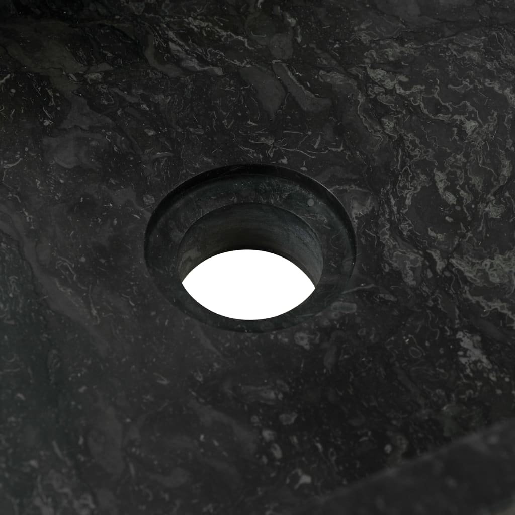 Bathroom Vanity Cabinet Solid Wood Teak with Sink Marble Black