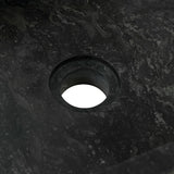 Bathroom Vanity Cabinet Solid Wood Teak with Sink Marble Black