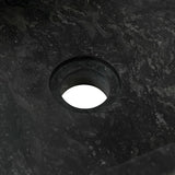 Bathroom Vanity Cabinet Solid Wood Teak with Sinks Marble Black - Extra Image