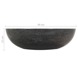 Bathroom Vanity Cabinet Solid Teak with Sink Marble Black - Extra Image