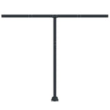 Awning Post Set Anthracite 300x245 cm Iron - Side View
