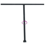Awning Post Set Anthracite 300x245 cm Iron - Rear View