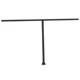 Awning Post Set Anthracite 450x245 cm Iron - Front View