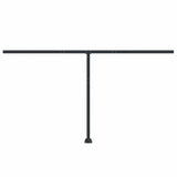 Awning Post Set Anthracite 450x245 cm Iron - Side View