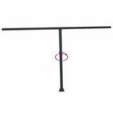 Awning Post Set Anthracite 450x245 cm Iron - Rear View