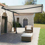 Awning Post Set Anthracite 450x245 cm Iron