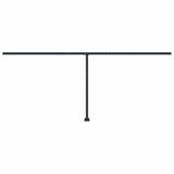 Awning Post Set Anthracite 600x245 cm Iron