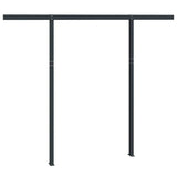 Awning Post Set Anthracite 300x245 cm Iron - Front View