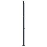 Awning Post Set Anthracite 600x245 cm Iron - Top-Down View