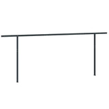Awning Post Set Anthracite 600x245 cm Iron - 45-Degree Angle