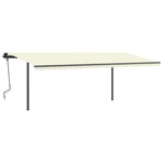 Awning Post Set Anthracite 600x245 cm Iron