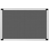 Extendable Insect Screen for Windows White (75-143)x50 cm - Top-Down View