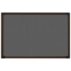 Extendable Insect Screen for Windows Brown (75-143)x50 cm
