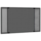 Extendable Insect Screen for Windows Anthracite (75-143)x50 cm