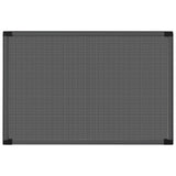 Extendable Insect Screen for Windows Anthracite (75-143)x50 cm - Top-Down View