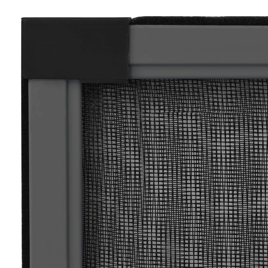 Extendable Insect Screen for Windows Anthracite (75-143)x50 cm