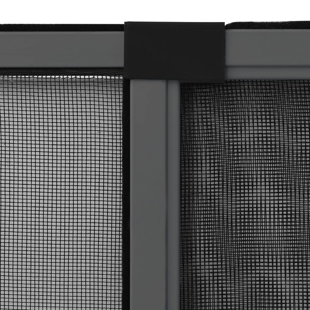 Extendable Insect Screen for Windows Anthracite (75-143)x50 cm