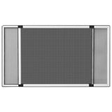 Extendable Insect Screen for Windows White (100-193)x75 cm - Front View