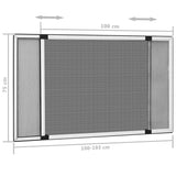 Extendable Insect Screen for Windows White (100-193)x75 cm - Extra Image