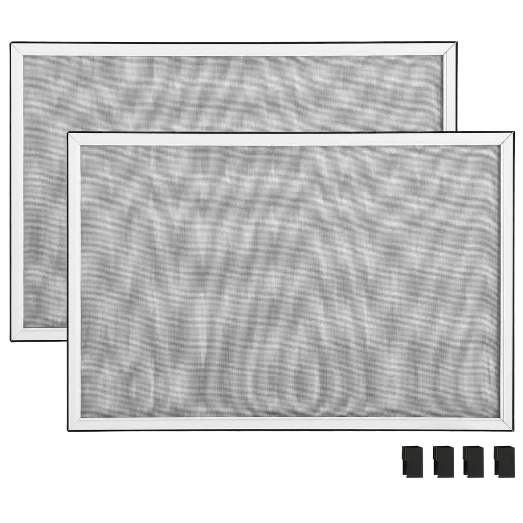 Extendable Insect Screen for Windows White (100-193)x75 cm