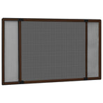 Extendable Insect Screen for Windows Brown (100-193)x75 cm