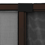 Extendable Insect Screen for Windows Brown (100-193)x75 cm - Low Angle