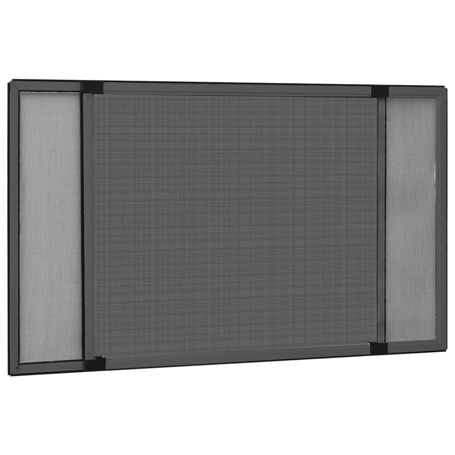 Extendable Insect Screen for Windows Anthracite (100-193)x75 cm
