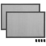 Extendable Insect Screen for Windows Anthracite (100-193)x75 cm - 45-Degree Angle