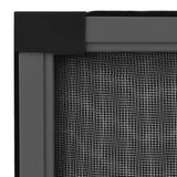 Extendable Insect Screen for Windows Anthracite (100-193)x75 cm