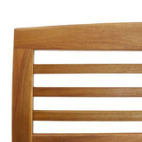 4 Piece Garden Lounge Set Solid Acacia Wood - Low Angle