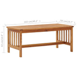 5 Piece Garden Lounge Set Solid Acacia Wood - Low Angle