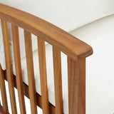 5 Piece Garden Lounge Set with Cushions Solid Acacia Wood (310257+310260+310263) - Close-Up Angle