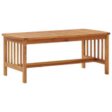 5 Piece Garden Lounge Set with Cushions Solid Acacia Wood (310258+310261+310264) - Front View