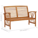 4 Piece Garden Lounge Set Solid Acacia Wood (310266+310272)