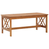4 Piece Garden Lounge Set Solid Acacia Wood (310266+310272) - Side View