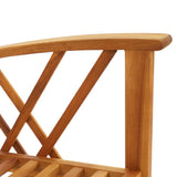 4 Piece Garden Lounge Set Solid Acacia Wood (310266+310272)