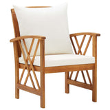 5 Piece Garden Lounge Set with Cushions Solid Acacia Wood