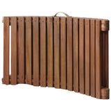 2 Piece Sunlounger Set with Table Solid Wood Acacia - 45-Degree Angle