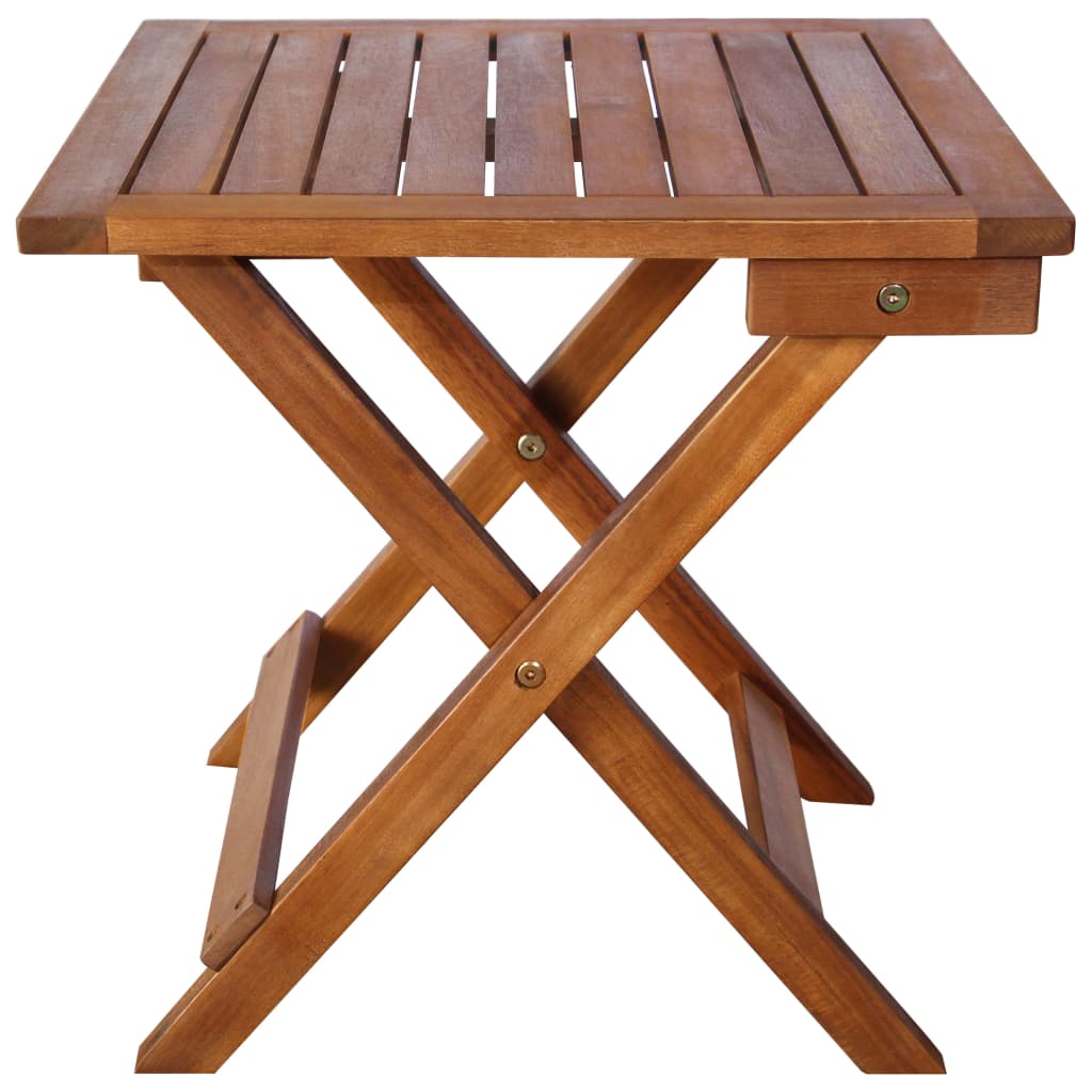 2 Piece Sunlounger Set with Table Solid Wood Acacia