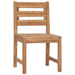 Garden Chairs 2 pcs Solid Teak Wood