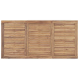 Garden Dining Table 160x80x77 cm Solid Teak Wood