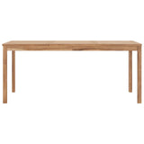Garden Dining Table 180x90x77 cm Solid Teak Wood