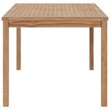 Garden Dining Table 180x90x77 cm Solid Teak Wood