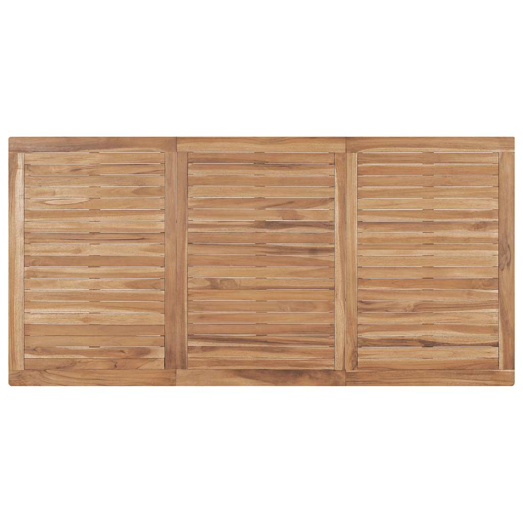 Garden Dining Table 180x90x77 cm Solid Teak Wood