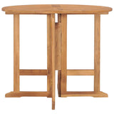 Folding Garden Dining Table ?90x75 cm Solid Teak Wood
