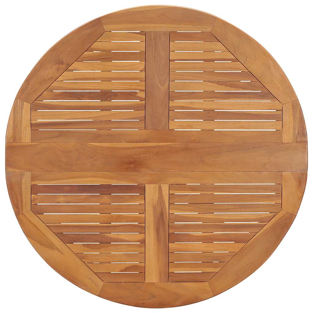 Folding Garden Dining Table ?90x75 cm Solid Teak Wood