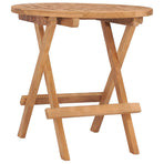 3 Piece Folding Outdoor Dining Set Solid Wood Teak